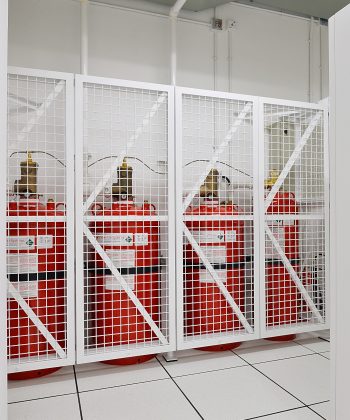 FM200 waterless fire suppression system